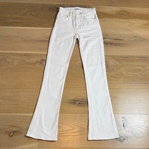 7 For All Mankind White Denim Pants